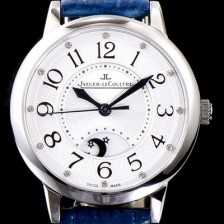 레플리카 [예거르꿀르뜨] 남성용 랑데부 나잇&데이 3618490 레이디 워치 문페이즈 화이트 텍스쳐드 다이얼 오토매틱 무브먼트 JAG0441  