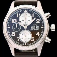 레플리카 [아이더블유씨] 남성용 파일럿 크로노 생땍쥐베리 브라운다이얼 IWC0404  