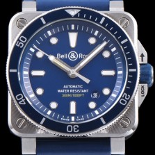 레플리카 [벨엔로즈] 남성용 신형다이버워치!! 인스트루먼트 BR0392-D-BU-ST/SRB 블루 세라믹 베젤 에디션 블루 다이얼 오토매틱 무브먼트 BEL4201  