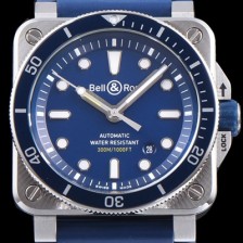 레플리카 [벨엔로즈] 남성용 신형다이버워치!! 인스트루먼트 BR0392-D-BU-ST/SRB 블루 세라믹 베젤 에디션 블루 다이얼 오토매틱 무브먼트 BEL4201  