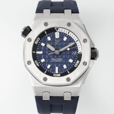 레플리카 [오데마피게] 남성용 하이엔드 로얄오크 오프쇼어 다이버 15720ST.OO.A027CA.01 오토매틱 Cal.4308타입 42mm 블루 다이얼 aud6578  