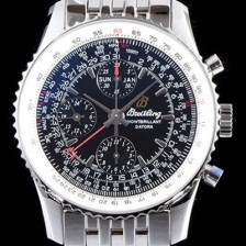 레플리카 [브라이틀링] 남성용 네비타이머 몽블리앙 다토라 46mm 크로노그래프 블랙 다이얼 오토매틱 무브먼트 BRE40211  