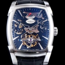 레플리카 [파르미지아니] 남성용 칼파 신형 그랜드 투어빌론 시리즈 블랙 스켈레톤 다이얼 아시안 투어빌론 탑재 PAR4224  