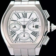 레플리카 [까르띠에] 남성용 로드스터 크로노그래프 화이트다이얼 CAR0301  