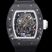 레플리카 [리차드밀레] 남성용 RM055 NTPT 카본케이스 50미리 스켈레톤 다이얼 기계식 수동형 무브먼트 RIC73898  