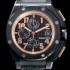 레플리카 [오데마피게] 남성용 로얄오크 오프쇼어 26378IO.OO.A001KE.01 아놀드 리미티드 에디션 크로노그래프 블랙 와플 다이얼 스위스 쿼츠 무브먼트 AUD0102  