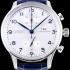 레플리카 [아이더블유씨] 남성용 포르투기즈 쥬얼버젼 오토메틱 크로노그래프 다이아몬드 화이트 다이얼 IWC4244  