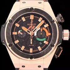 레플리카 [휴블렛] 남성용 빅뱅 킹파워 F1 48mm 버전 블랙 다이얼 오토매틱 무브먼트 HUB0450  