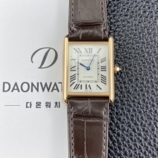 레플리카 [까르띠에] 남성용 2025신상! 탱크 루이스 WGTA0346 18K 로즈골드 38.1mm 악어가죽 오토매틱 무브먼트 화이트 다이얼 car69381  