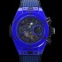 레플리카 [휴블렛] 남성용 위블러 빅뱅 유니코 블루매직 45mm  오토매틱 HUB1241타입 무브먼트 세라믹 우레탄줄 스켈래톤 블루다이얼  hub1995  