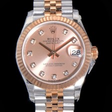 레플리카 [로렉스] 여성용 2021신상 데이져스트 오토매틱 ETA-2688 31mm 18K로즈골드 메탈줄 골드 다이얼 rol25671  
