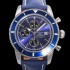 레플리카 [브라이틀링] 남성용 슈퍼오션 해리티지 크로노그래프 ETA7750-2 타입 오토매틱 46mm 가죽줄  블루다이얼 bre9642  