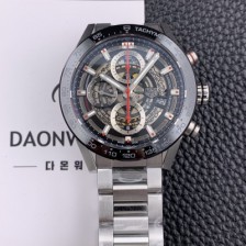 레플리카 [태그호이어]남성용 신상품출시!! 까레라 칼리버 크로노그래프 오토매틱 45mm 블랙다이얼 TAG39707  