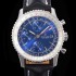 레플리카 [브라이틀링] 남성용 네비타이머 크로노그래프 ETA7750-2 타입 오토매틱 41mm 가죽줄 블루다이얼 bre1951  