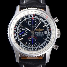 레플리카 [브라이틀링] 남성용 네비타이머 1 크로노그래프 오토매틱 A7750타입 41미리 가죽시계 블랙다이얼 bre64210  