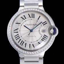 레플리카 [까르띠에] 남성용 발롱블루 WE9009Z3 42mm 다이아몬드 베젤 ETA2824-2 오토매틱 무브먼트 CAR11193  