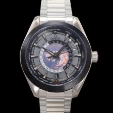 레플리카 [오메가] 남성용 씨마스터 220.92.43.22.99.001 아쿠아테라 150M GMT 월드타이머 43미리 오토매틱 Cal. 8938 타입 메탈줄 그레이 다이얼 omg20242  