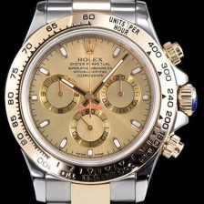 레플리카 [로렉스] 남성용 최상급 퀄리티 데이토나 116503 18K 옐로골드 포금 제품!! 크로노그래프 18K 옐로골드 투톤 콤비 샴페인 컬러 다이얼 오토매틱 무브먼트 ROL0311  