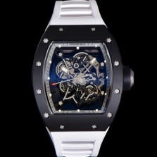 레플리카 [리차드밀레] 남성용 RM055 부바왓슨 세라믹 50mm 기계식 수동형 무브먼트 스켈레톤 다이얼 ric0313  