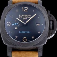 레플리카 [파네라이] 남성용 루미너 지엠티 카보테크 블랙다이얼 PAN0410  