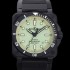 레플리카 [벨엔로즈] 남성용 BR03A 오토매틱 2892타입 42mm 세라믹 우레탄줄 그린 다이얼 bel4105  