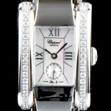 레플리카 [쇼파드] 여성용 라 스트라다 스위스 쿼츠 화이트 쥬얼리 베젤 자게다이얼 CHO0411  