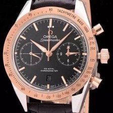 레플리카 [오메가] 남성용 스피드마스터 크로노그래프 로즈골드 블랙다이얼 OMG0100  