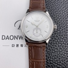 레플리카 [로렉스]남성용 셀리느 1908 퍼페추얼 m52509 39mm 오토매틱 Cal.7140타입 화이트 다이얼 rol5624  