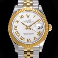 레플리카 [로렉스] 여성용 2021신상 데이져스트 오토매틱 ETA-2688 31mm 18K옐루골드 메탈줄 화이트 다이얼 rol16743  