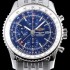 레플리카 [브라이틀링] 남성용 네비타이머 월드 43mm 크로노그래프 네이비 다이얼 오토매틱 무브먼트 BRE0210  