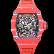 레플리카 [리차드밀러] 남성용 RM035-02 라파 50mm 카본 오토매틱 무브먼트 우레탄줄 스캘래톤 다이얼 ric0238  