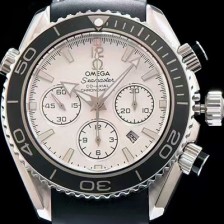 레플리카 [오메가] 남성용 시마스터 코엑시엘 222.32.38.50.01 18k 로즈골드 크로노그래프 화이트 다이얼 오토매틱 무브먼트 OMG00015  