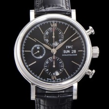 레플리카 [아이더블유씨] 남성용 포르토피노 IW391008 오토매틱 무브먼트 42미리 블랙 다이얼 IWC71016  