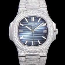 레플리카 [파텍필립] 남성용 노틸러스 5711/1R-010 보석/큐빅 셋팅 오토매틱 Cal.324 S C 타입 40미리 블루다이얼 PAT75710  
