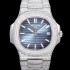 레플리카 [파텍필립] 남성용 노틸러스 5711/1R-010 보석/큐빅 셋팅 오토매틱 Cal.324 S C 타입 40미리 블루다이얼 PAT75710  