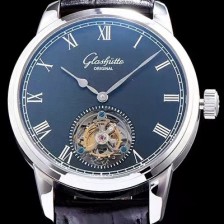 레플리카 [글라슈테 오리지날] 남성용 글라슈테 블랙 다이얼 투어빌론 무브먼트 GLA4240  