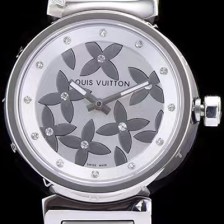 레플리카 [루이비통] 남성용 탕부르 화이트 다이얼 쿼츠 무브먼트 LOU4201  