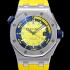 레플리카 [오데마피게] 남성용 옐로 세라믹 다이버!!로얄오크 오프쇼어15710ST.OO.A038CA.01 옐로 와플 다이얼 오토매틱 무브먼트 AUD12247  