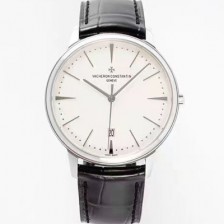 레플리카 [바쉐론콘스탄틴] 남성용 패트리모니 85180/000G-9230 셀프 와인딩 드레스 워치!! 화이트 다이얼 오토매틱 무브먼트 vac1163  