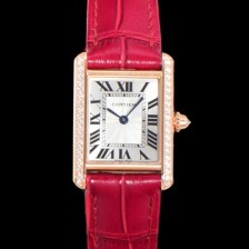 레플리카 [까르띠에] 여성용 탱크 WJTA0010 쥬얼 다이아몬드 베젤 화이트 실버 썬더스트 다이얼 쿼츠 무브먼트 car69350  