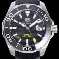 레플리카 [태그호이어]남성용 아쿠아레이서 300M 칼리버5 41mm ETA2824오토매틱 무브먼터 블랙다이얼 TAG55307  