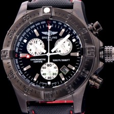 레플리카 [브라이틀링] 남성용 원드라이더 44mm 크로노그라프 쿼츠 블랙다이얼 BRE0401  
