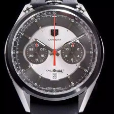 레플리카 [태그호이어] 남성용 까레라 43mm 블랙 다이얼 TAG0212  