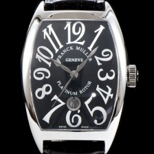 레플리카 [프랭크 뮬러] 남성용 최신버전 업그레이드형 카사블란카 5850 SC 플래티넘 로터!! 블랙 다이얼 스위스 ETA 2824-A2오토매틱 FRA0400  