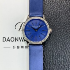 레플리카 [파텍필립] 여성용 칼라트라바 4897G-001 나토천/가죽줄 33mm 오토매틱 Cal.324 타입 블루 다이얼 pat2251  