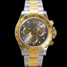 레플리카 [로렉스] 남성용 코스모그래프 데이토나 116503 18K 옐로우골드 40mm 크로노그래프 7750 오토매틱 무브먼트 그레이 다이얼 rol5332  
