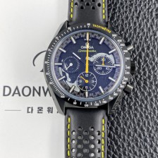 레플리카 [오메가] 남성용 스피드마스터 311.92.44.30.01.001 문워치 다크 사이드 오브 더 문 아폴로 8 크로노그래프 수동형 무브먼트 스캘래톤 블랙 다이얼 omg0258  