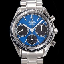 레플리카 [오메가] 남성용시계 뉴 레이싱 크로노 스프드마스터 레이싱 크로노그래프 오토매틱 ETA7750-2 타입 40mm 메탈줄시계 블루다이얼 omg4862  