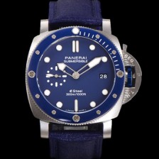 레플리카 [파네라이] 남성용 서브머시블 블루 프로폰도 PAM01289 오토매틱 Cal P. 900 타입 44mm 블루 다이얼 pan5213  
