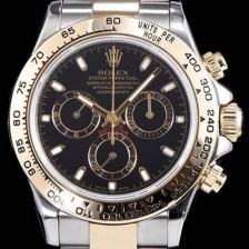레플리카 [로렉스] 남성용 최상급 퀄리티 데이토나 116503 18K 옐로골드 포금 제품!! 크로노그래프 18K 옐로골드 투톤 콤비 블랙 다이얼 오토매틱 무브먼트 ROL0304  